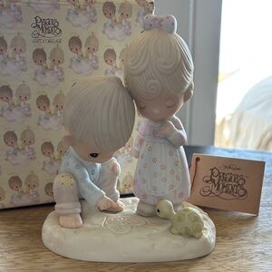 Precious Moments “Thou Art Mine” Porcelain Figurine